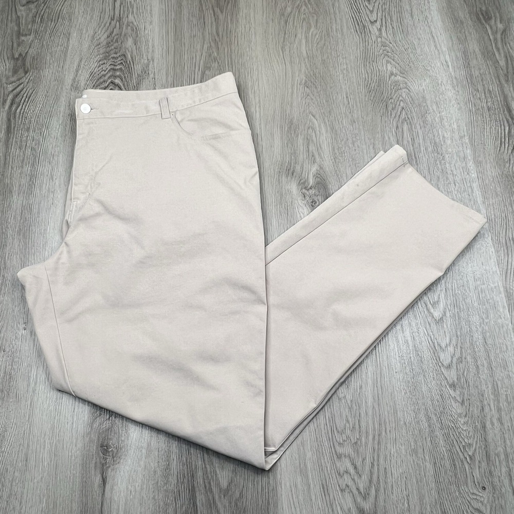 Peter Millar 5 Pocket Pant Men's Size 44 Inseam 34" Beige